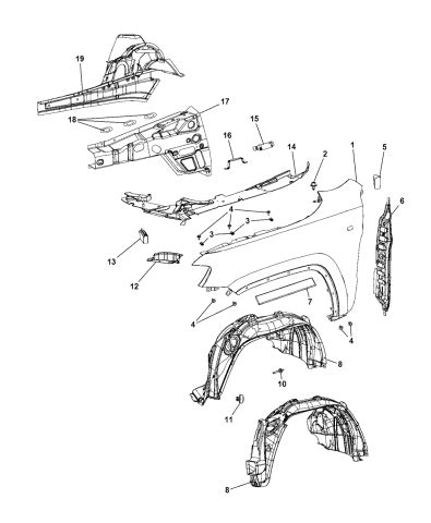 jeep grand cherokee sheet metal pices botton fender part|Front Fender fit your 2020 Jeep Grand Cherokee .